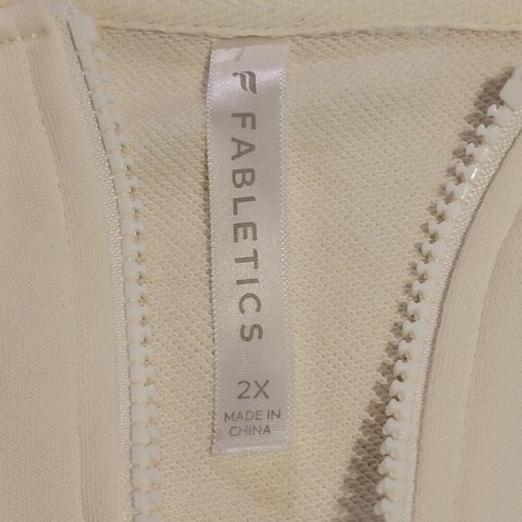 Fabletics Shrunken Hoodie - Los Angeles Dreamland Surf + Sand - Size 2X - Picture 9 of 11